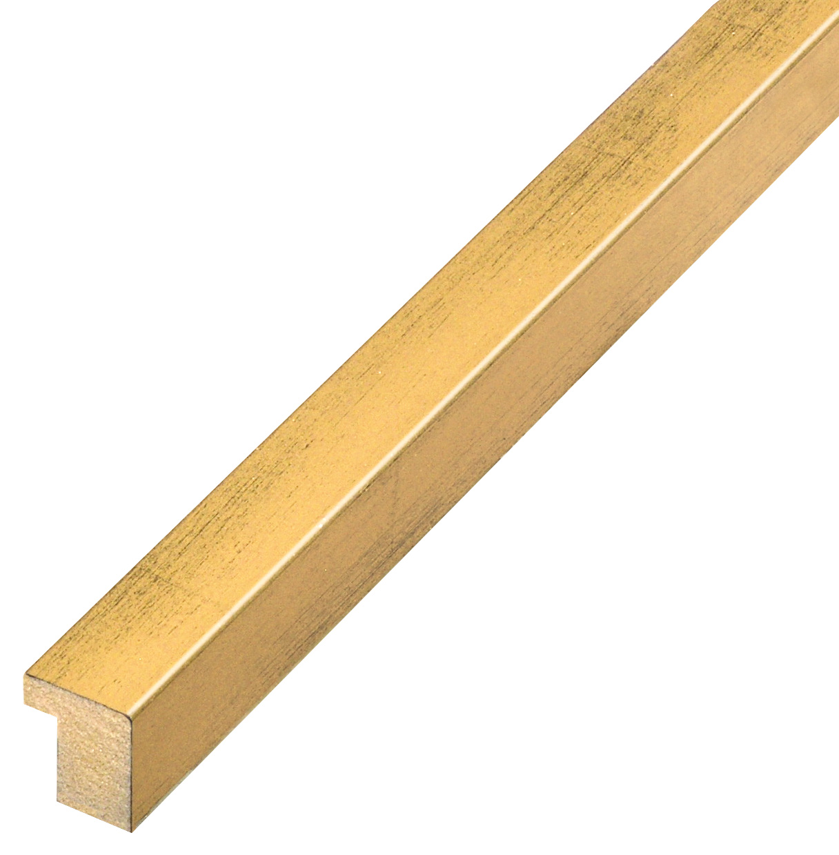 Moulding PVC - Width 19mm - Height 22mm - Finish Gold - PVC11ORO