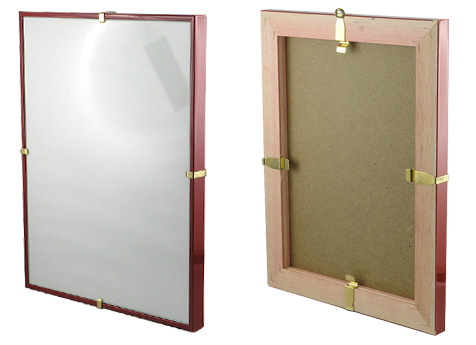 Wooden clip frames, red - cm 40x50