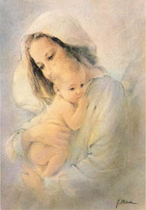 Print: Blanc: Maternità - cm 35x50