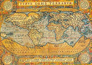 Print: Orbis Terrarum - 70x100 cm