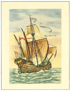 Print: Nave Corsara - cm 25x35