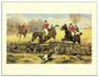 Print: Hunting Scene - cm 25x18