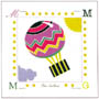 Print: Serie Baby Alphabet: Pallone - cm 30x30