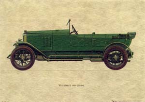 Print: Cars: Vauxhall - cm 35x25