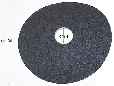 Pack of 5 discs of sand paper thick finish for W410
