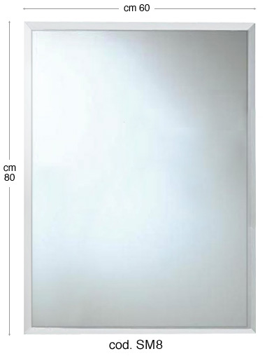 Bevelled mirrors - 60x80 cm