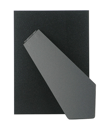 Black rectangular strut backs - 13x18 cm