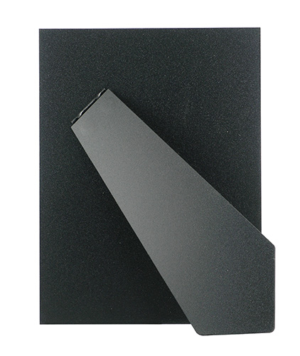 Black rectangular strut backs - 20x25 cm
