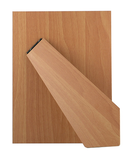 Masonite walnut strut backs - 20x25 cm