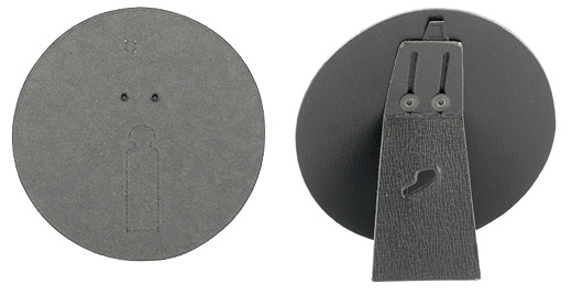 Fibre round strut backs - diameter 10 cm