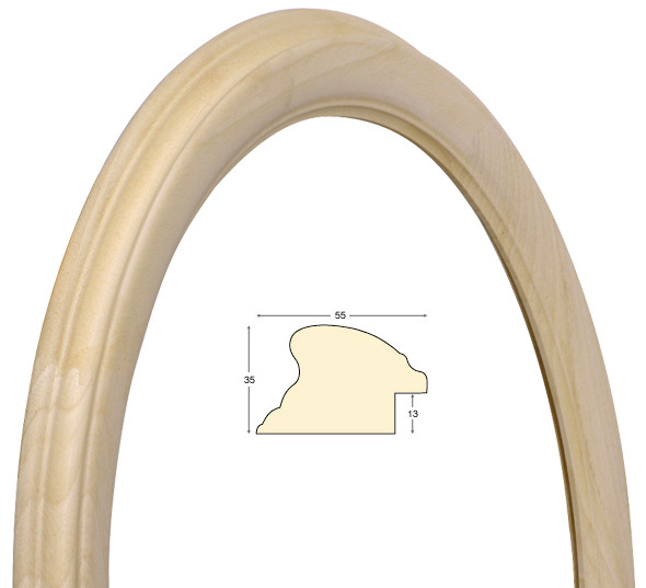 Round frames, plain - diameter cm 60