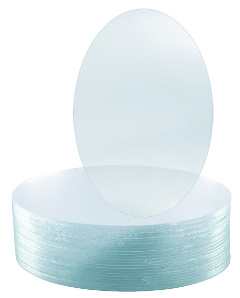 Oval glass, convex - 8x10 cm