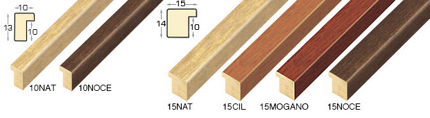 Corner sample of moulding 15NAT