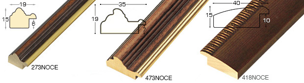 Corner sample of moulding 418NOCE