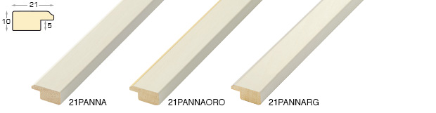 Liner ayous jointed - Width 21mm Height 10 - cream