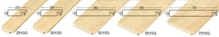 Corner sample of moulding 5010G