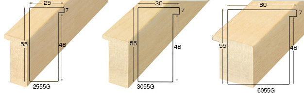 Corner sample of moulding 2055G