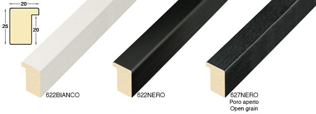 Complete set of corner samples of moulding 622-627 (4 pieces)