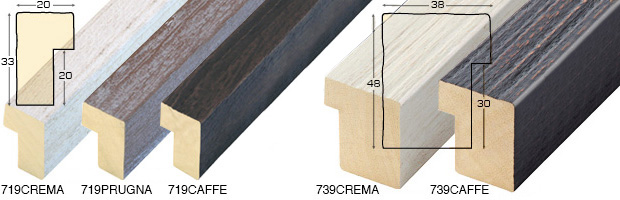 Corner sample of moulding 719CREMA