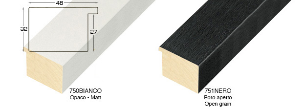 g49a750w - Deep Rebate Flat Black-White