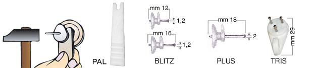 Applicator for Blitz hooks - Pack of 1.000 pcs