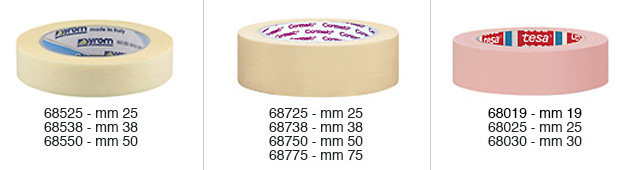Masking adhesive tape - mm 25x50 mtrs