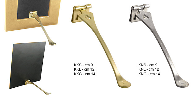 Kiasu Easels, Small 9 cm, Brass - 10 pcs