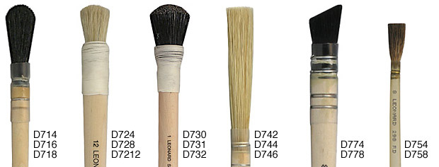 Brush for wetting bole No. 4