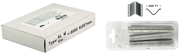 Wedges for Minigraf, soft wood   7 mm - Pack 8000