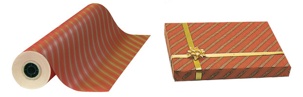 Gift wrapping paper, 1000mmx250mt rolls