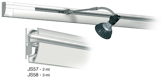 Rail for hanging/lighting - Length 2 mtrs