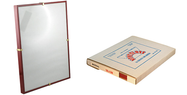 Wooden clip frames - cm 13x18 - red