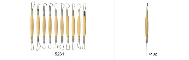 Serie of 10 wire tools 15 cm - 2 ends