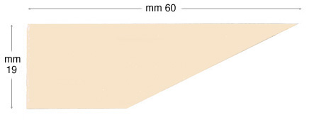 Fir wood wedges for stretcher bars L, LB, LE - Pack 8