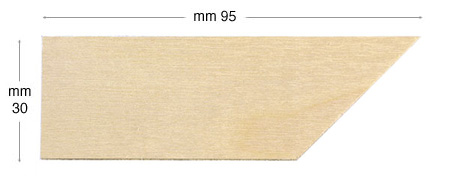 Plywood wedges for stretcher bars 
