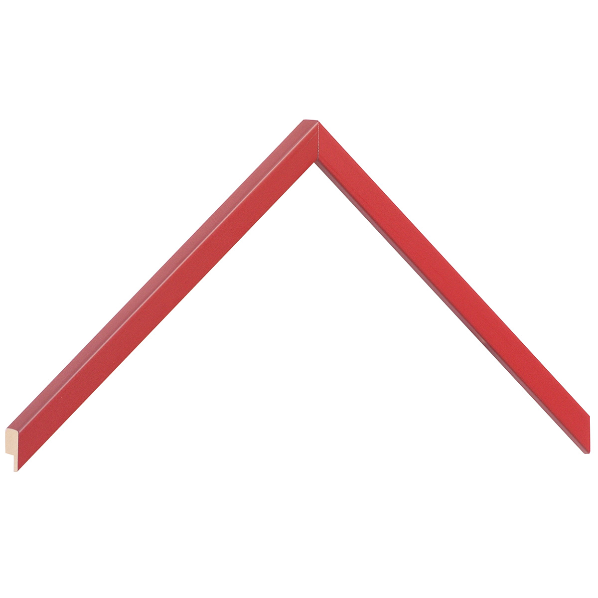 Moulding ramin width 10mm height 14 - red - Sample