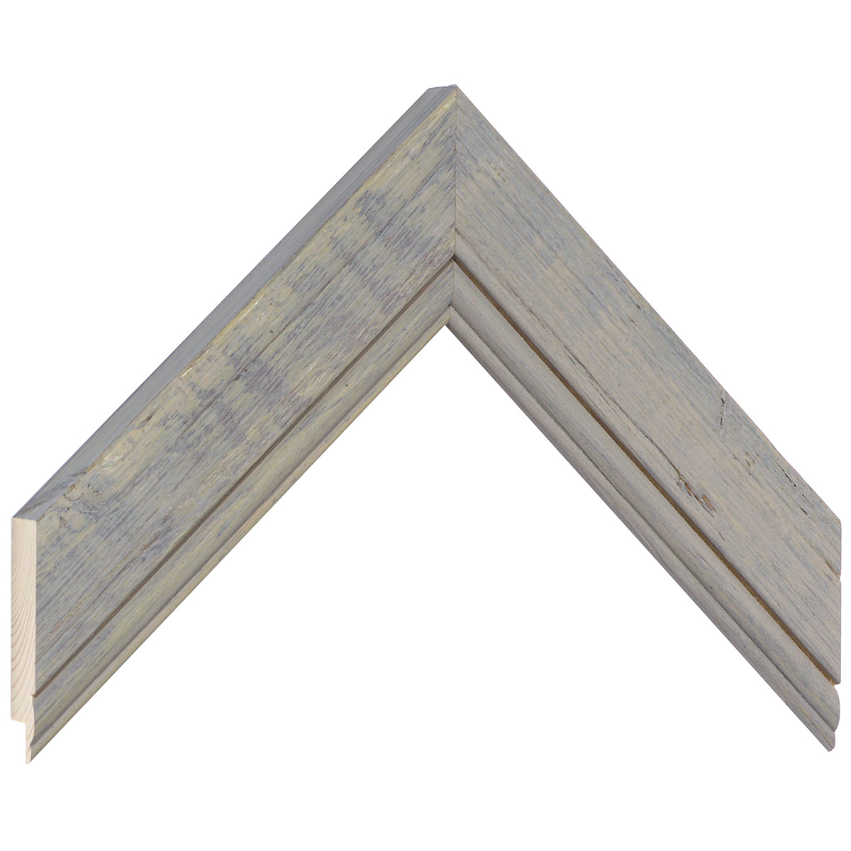 Moulding fir, 41mm, 20height, rustic finish - earth - Sample