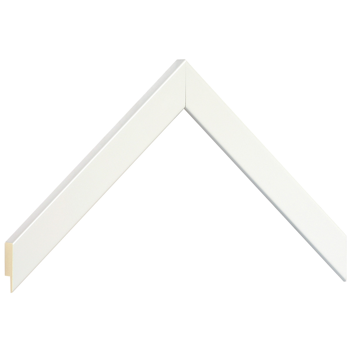 Moulding ayous - width 20mm height 14 - Glossy white - Sample
