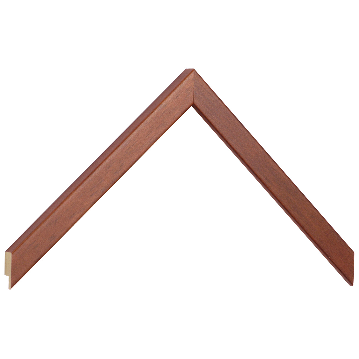 Moulding ayous, width 15mm height 14 - mahogany - Sample