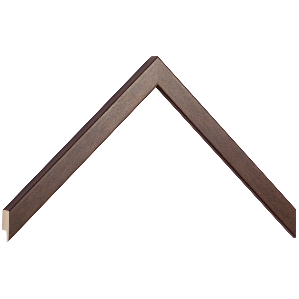 Moulding ayous, width 15mm height 14 - walnut - Sample