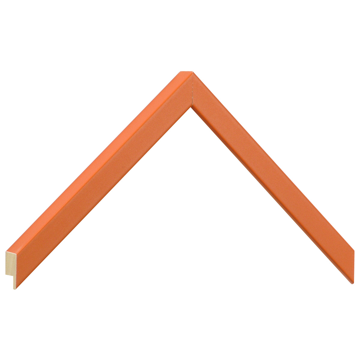 Moulding ayous, width 15mm height 20 - Pumpkin orange - Sample