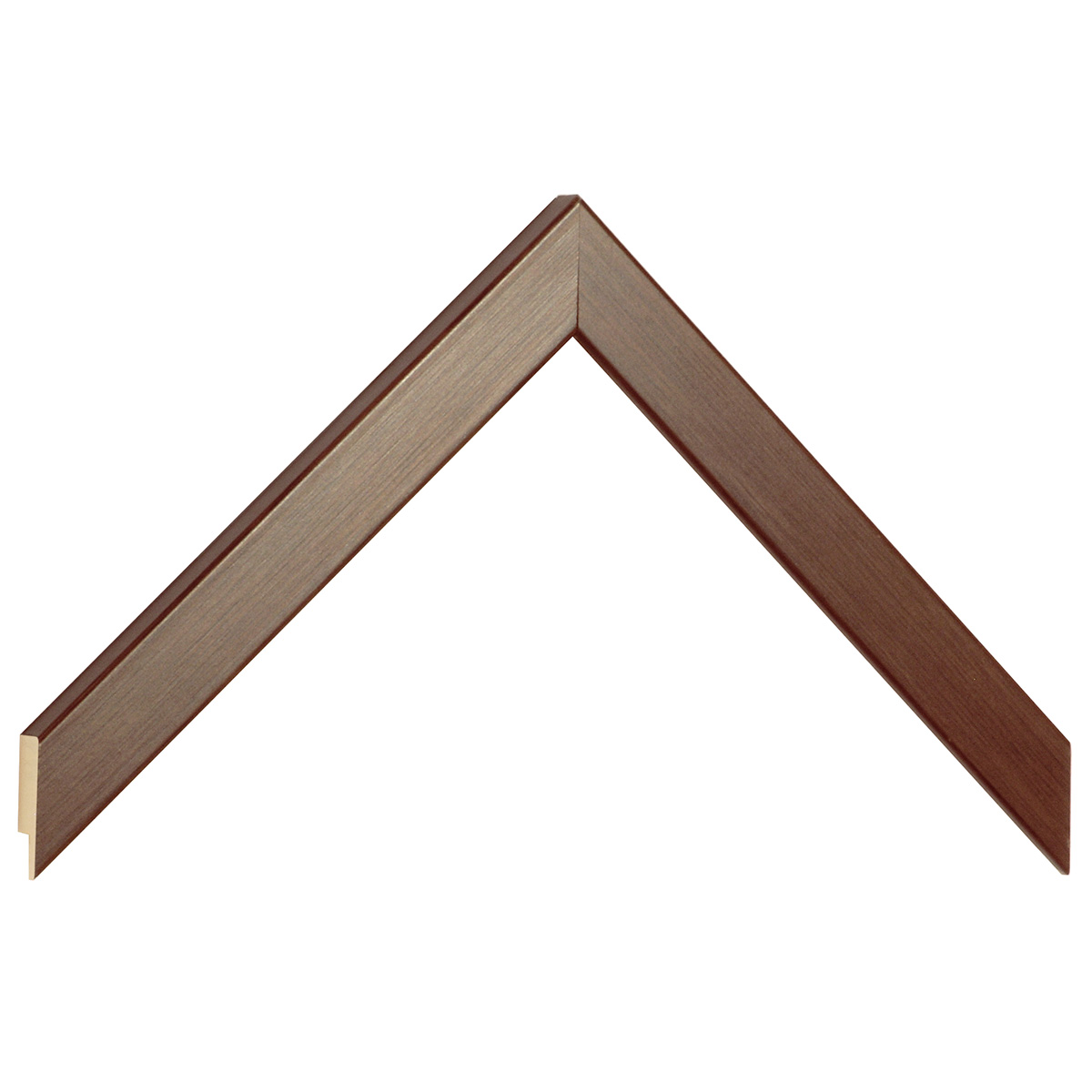 Moulding ayous, width 20mm height 14 - walnut - Sample