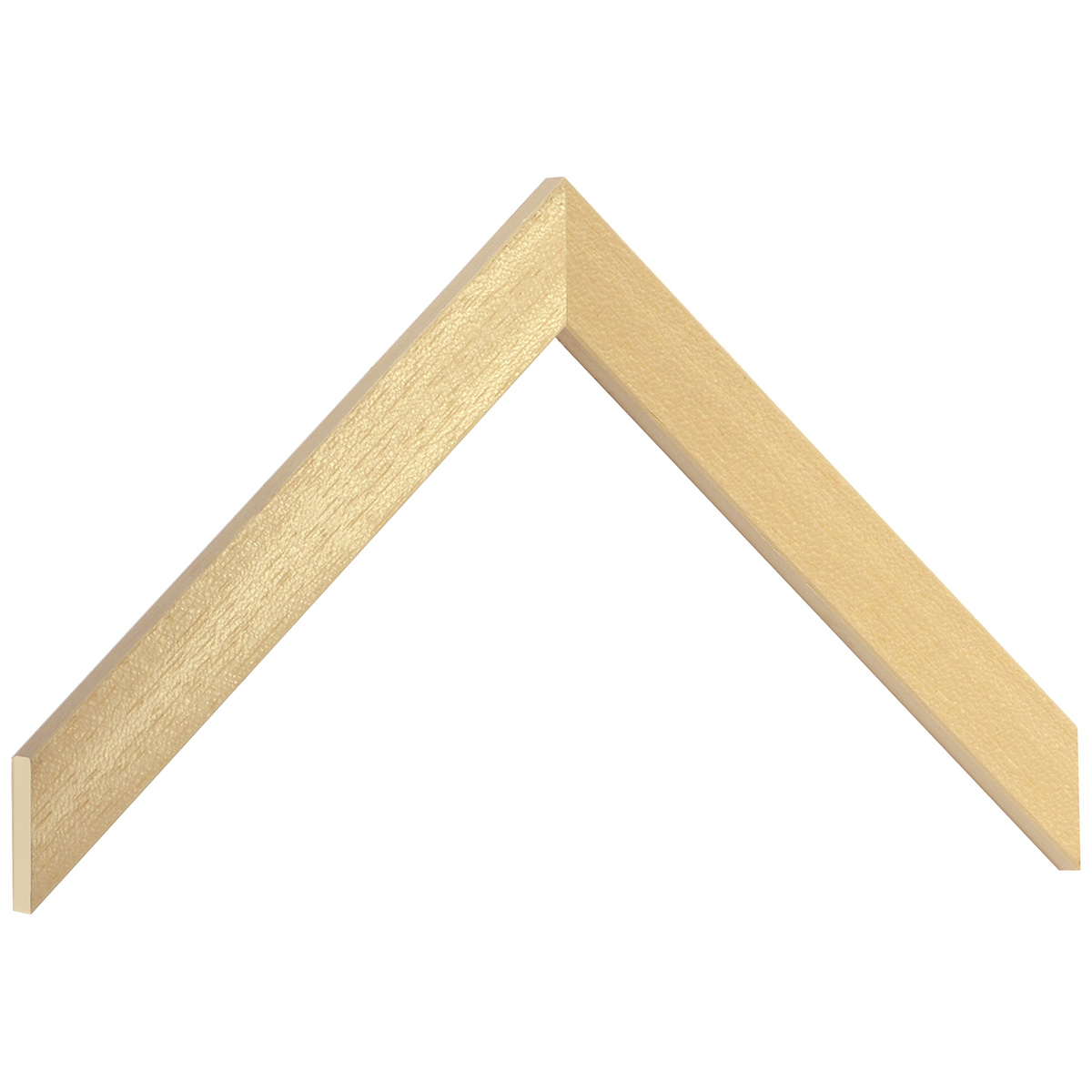 Moulding ayous, width 20mm, height 10mm, bare timber - Sample