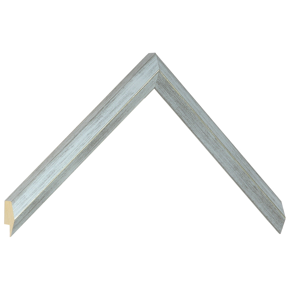 Moulding ayous - height 21mm - widht 18mm - fog gray - Sample