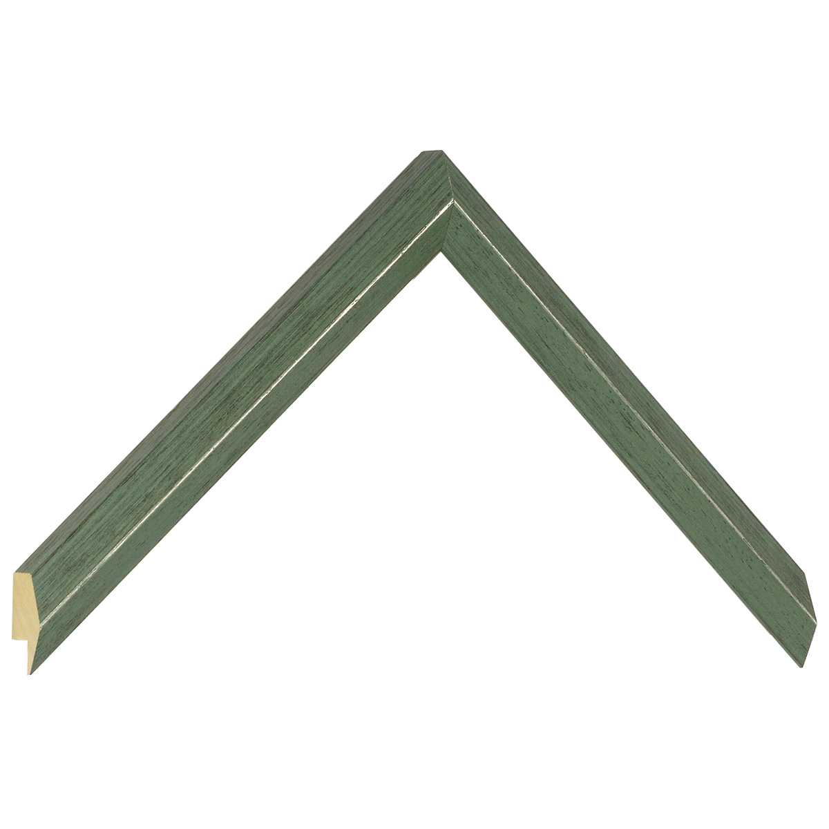 Moulding ayous - height 21mm - widht 18mm - Green - Sample