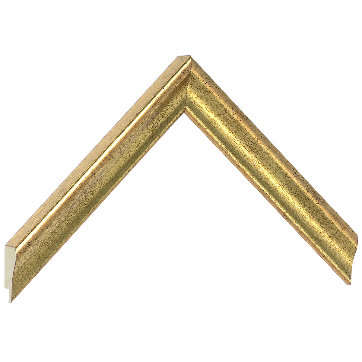 Moulding ayous jointed, width 23mm height 22 - gold finish - Sample