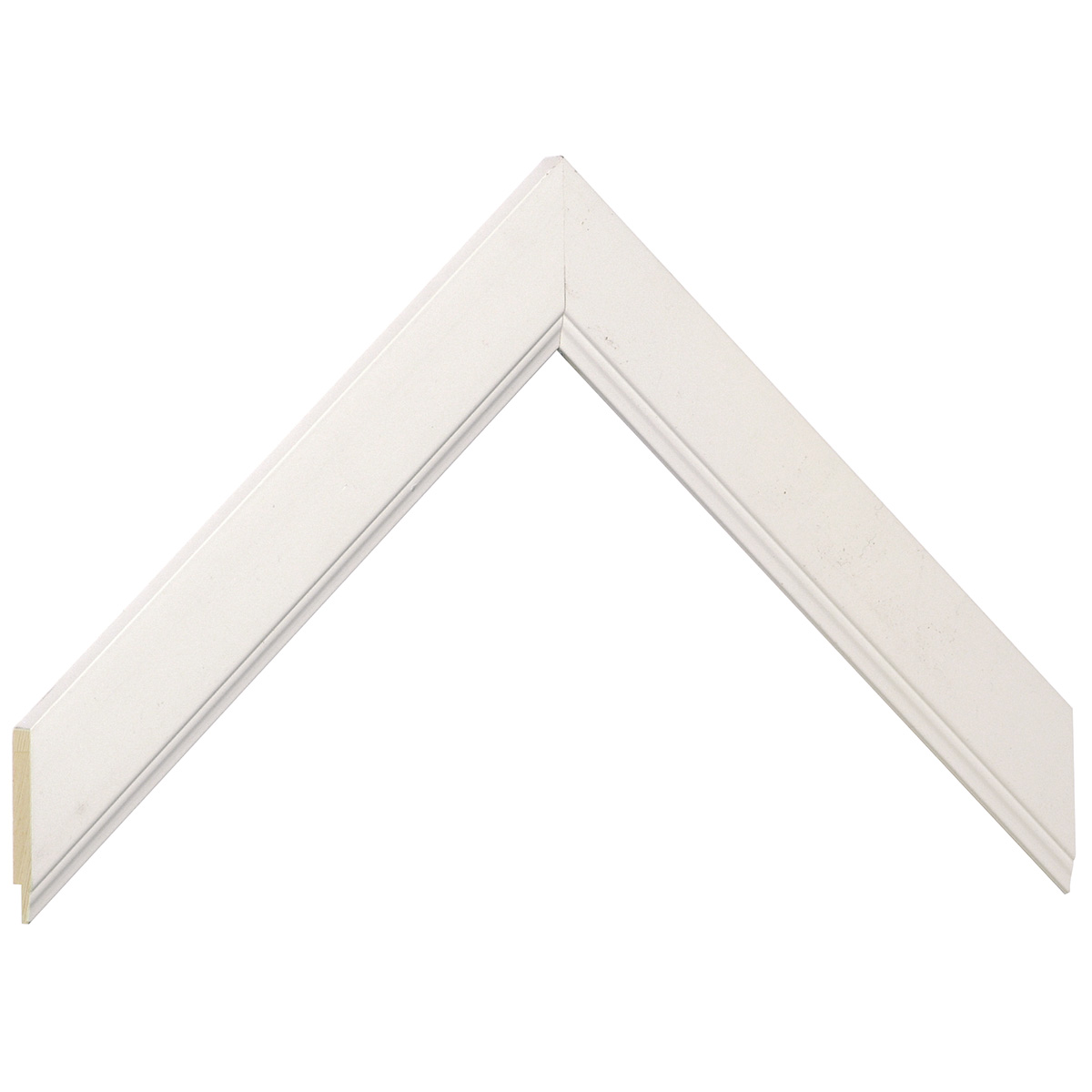 Corner sample of moulding 25BIANCO - Sample