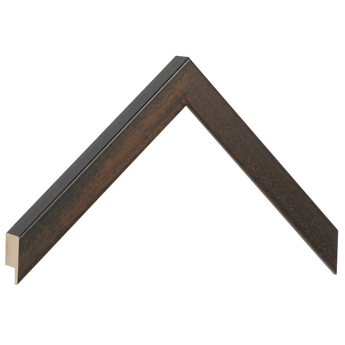 Moulding ayous, width 20mm, height 20 - Walnut - Sample
