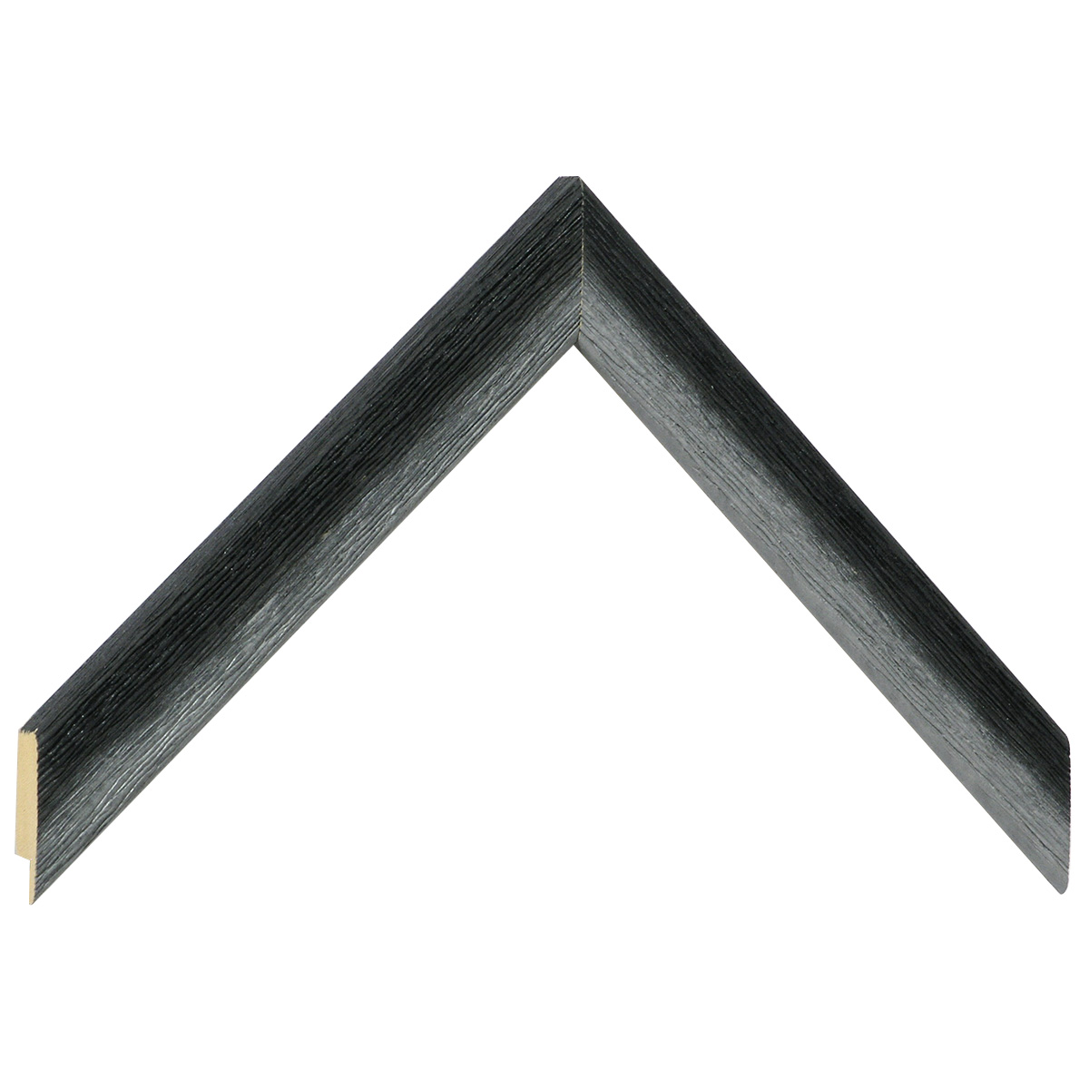 Corner sample of moulding 273NERO - Sample