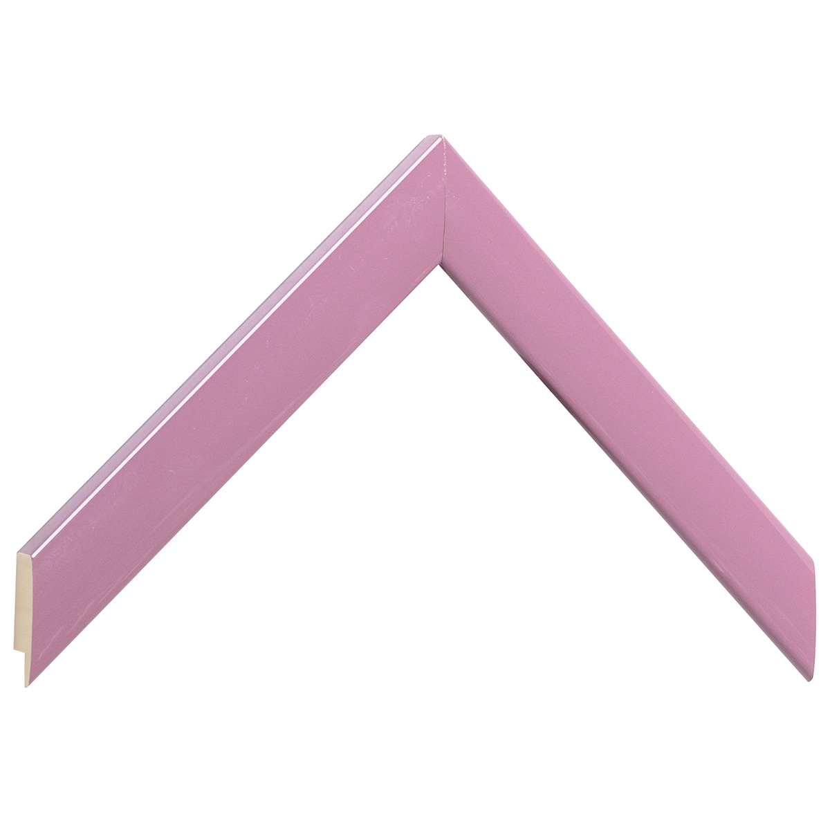 Moulding ayous, width 23mm height 13 - glossy finish, lilac - Sample